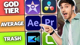 BEST Video Editing Software Tier List 2024 (For PC & Mobile)