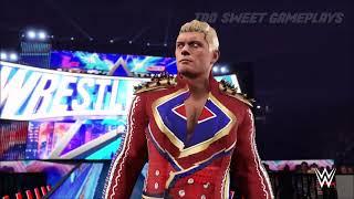 WWE 2K22 “The American Nightmare” Cody Rhodes WWE Wrestlemania 38 Attire