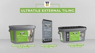 Revolutionise Outdoor Tiling with UltraTile's External Tiling ProPave Range