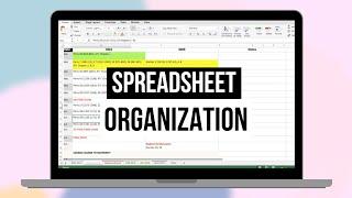 How to Organize Your Semester Using ONLY Spreadsheets