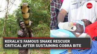 Kerala’s famous snake rescuer Vava Suresh critical after sustaining cobra bite, next 24 hours vital