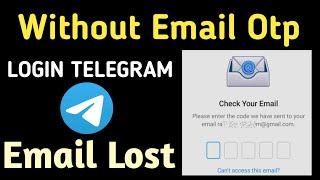 Login telegram without email otp | telegram email forget  | reset telegram Login email | telegram