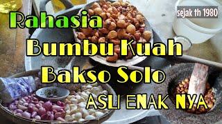 Cara buat bumbu kuah bakso yg enak | Resep kuah bakso solo ASLI ENAK NYA