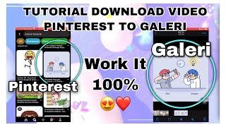 TUTORIAL DOWNLOAD VIDEO PINTEREST TO IPHONE OR ANDROID