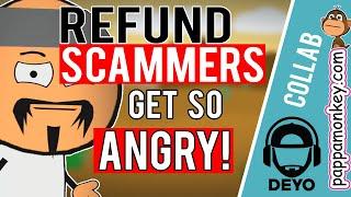 These Scammers Get So ANGRY! (Animated by Pappamokey)