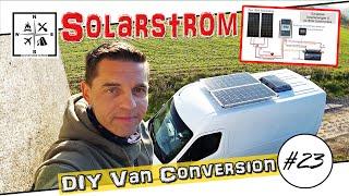 Solar im Campervan | Dachmontage mit Aluprofilen | 360W Solar | DIY Van Conversion 23 Renault Master