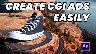 Create CGI Ads using VFX in Blender | No paid Addon needed