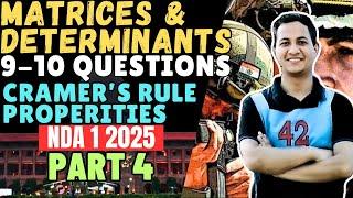 Matrices & Determinants| Cramer's Rule, Equations & Important Properties of Determinants| Part 4