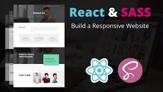 React & SASS Create a Modern Responsive Website [Urdu/Hindi]