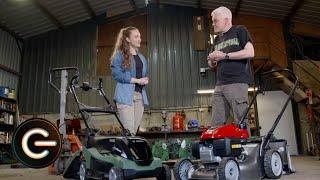 Electric VS Petrol Lawnmowers | The Gadget Show