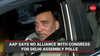 AAP says no alliance with Congress for Delhi assembly polls