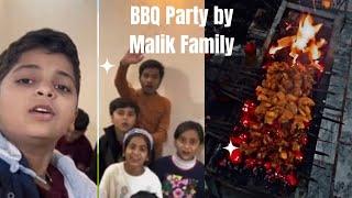 BBQ party with Malik Family | Muhammad face to electricity |#rajab