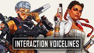 *NEW* LOBA VALKYRIE & BANGALORE Interaction Voicelines - Apex Legends Season 10