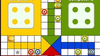 Ludo Express : online Ludo game Ludo offline game in me vs 3 computers Gameplay