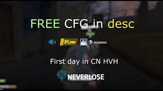 [FREE CFG!!!]First day in Community HvH ft.Neverlose.cc *non-DT Spread