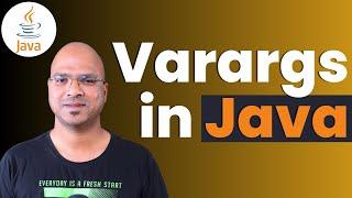 #5.3 Java Tutorial | Varargs
