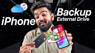 How to Backup iPhone to External Hard Drive | Save iPhone Data to Hard Drive, SSD
