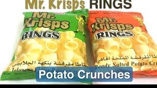 Mr. Krisps RINGS Potato Crunches #snack opening #salted potato rings