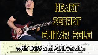 Secret by Heart Guitar Tutorial - Guitar Solo with Tabs
