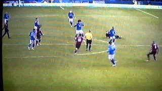 Everton vs Man City   Darren Gibson Goal