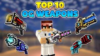 Top 10 OG Weapons that are STILL GOOD in Pixel Gun 3D - April 2023