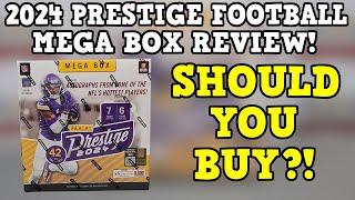 SHOULD YOU BUY?! 2024 Panini Prestige Football Mega Box Opening And Review!