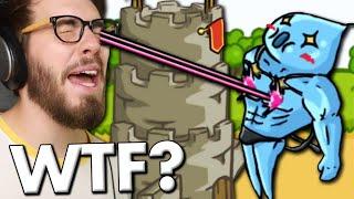 Defending my Castle from WEIRD Monsters (Grow Castle)