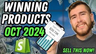 Top 5 Winning Products To Sell NOW (October 2024) | Shopify Dropshipping Trends