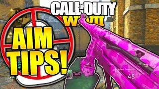 COD WW2 HOW TO AIM BETTER IN WORLD WAR 2! HOW TO GET PERFECT AIM & IMPROVE YOUR ACCURACY IN COD WW2!