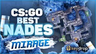 CS:GO Mirage - Smokes Molotovs Flashes [GUIDE]