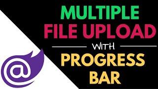 Multiple File Upload with Progress Bar  in Blazor