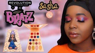 NEW REVOLUTION X BRATZ SASHA COLLECTION REVIEW & SWATCHES ON DARK SKIN