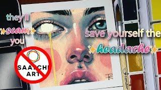 don't sell on SaatchiArt, save yourself the headache