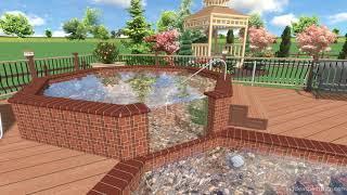 Realtime Landscaping-  Adding Glass to a Pool Wall