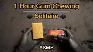 Asmr - Intense bubble gum chewing | Solitaire (No talking) #asmr  #asmrgumchewing  #asmrsounds