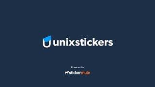 Unixstickers – Open source stickers