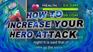 How to increase your Hero Attack  - Art of Conquest