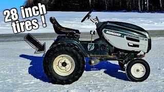 I built a SNOW MOWER with LEFTOVER parts !