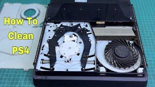 How To Clean PS4 Slim Fan Clean And Assembly Again