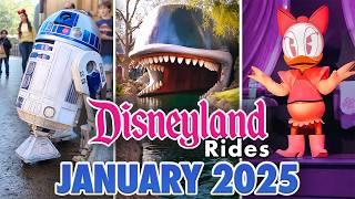 Disneyland Rides - January 2025 POVs [4K 60FPS]