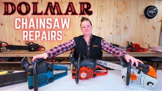 Dolmar Makita PS 420 Chainsaw Repair   No Start Diagnostics And Repairs   FIXED!