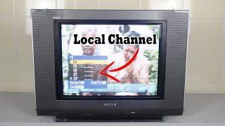 Sony Wega TV : Local Channels Search