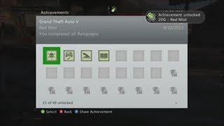 GTA V - Red Mist Achievement Unlocked