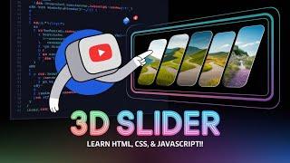  Create Crazy 3D Image Slider Effects Using HTML, CSS & JS