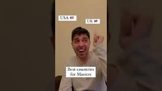 Best countries for masters