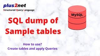 Creating sample MySQL student table using SQL dump in Workbench