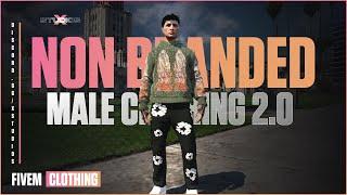 X Studios: Non Branded 2.0 | Lore Friendly Male Clothing Pack for FiveM / #1 GTA Clothing Pack