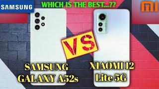Samsung Galaxy A52s 5G vs Xiaomi 12 LITE 5G Full Specs Comparison