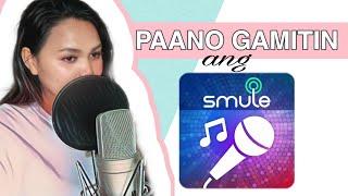 SHOUT OUT AND HOW TO USE SMULE APP