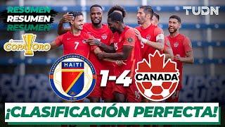 Resumen y goles | Haití 1-4 Canadá | Copa Oro 2021 | Grupo B | TUDN